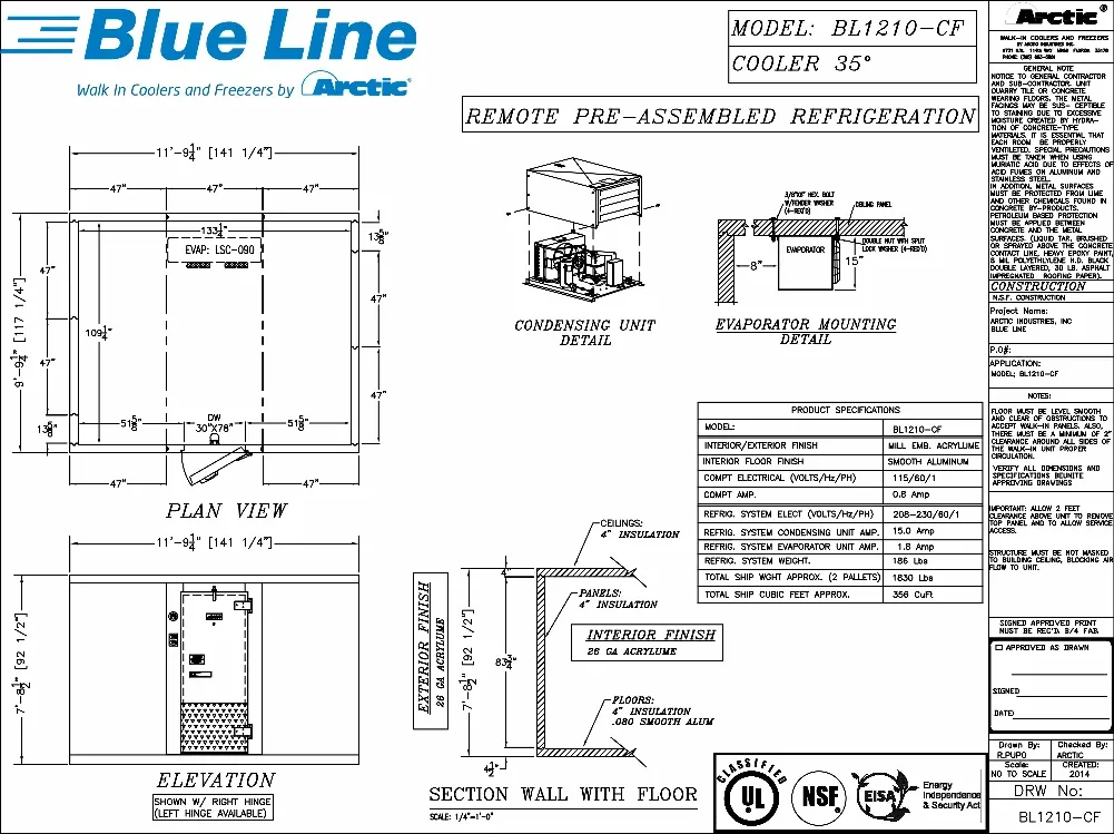 arctic-industries-bl1210-cf-r-walk-in-cooler-modular-remote-24-h-specsheet-2607194zgfzq.pdf