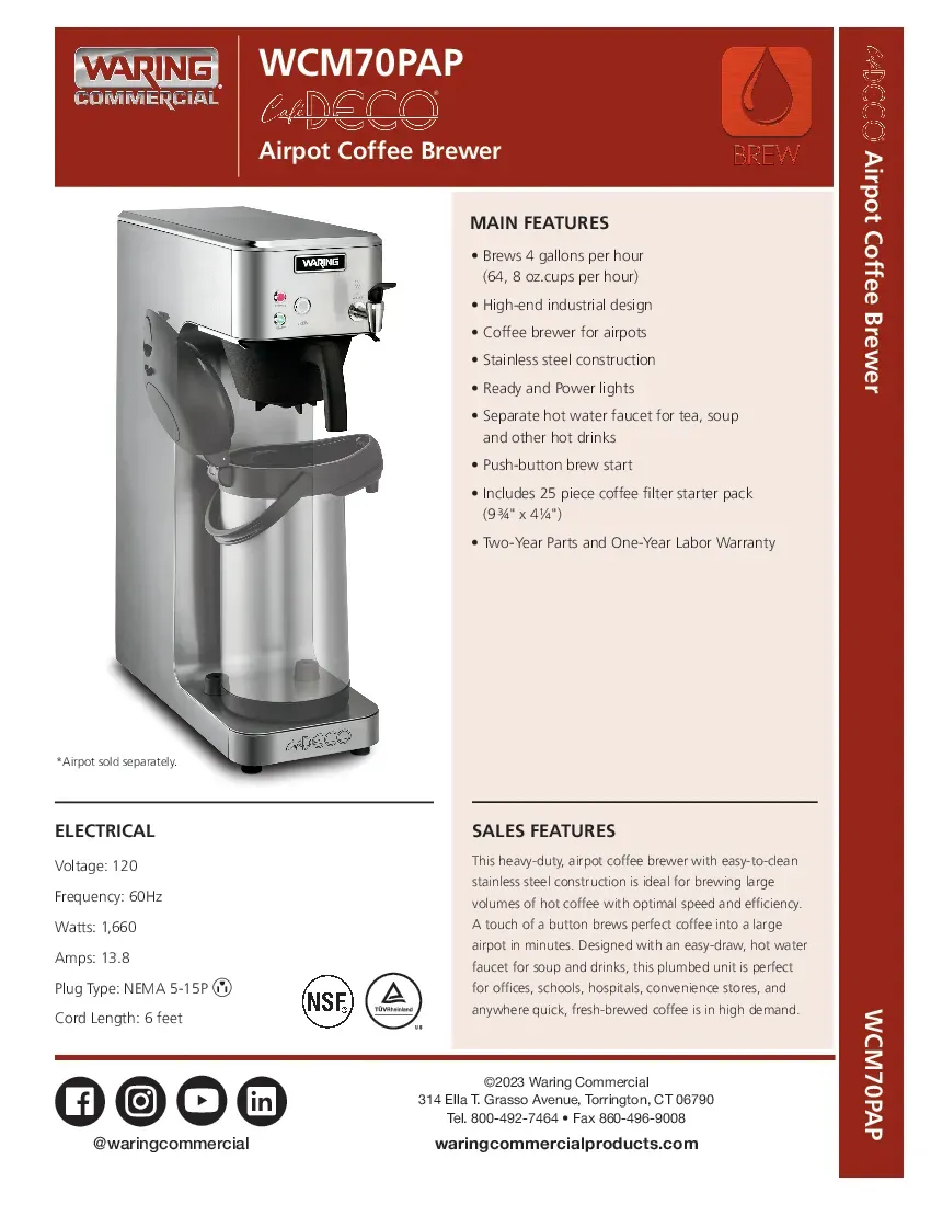 waring-wcm70pap-coffee-brewer-4-gallon-64-cups-per-hour-specsheet-260719nnw2y6.pdf