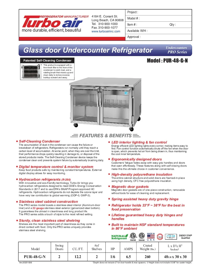 turbo-air-pur-48-g-n-refrigerator-undercounter-reach-in-115v-48-25-w-glass-260726nrpmcc.pdf