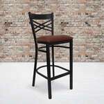 Flash Furniture , XU-6F8BXBK-BAR-BURV-GG, Restaurant Barstools